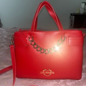 Moschino Red Large Bag